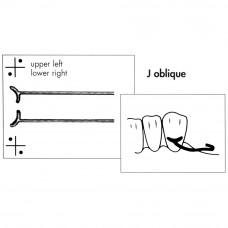 Roach Clasps / J Oblique Clasp Bic Medium - LEFT AND RIGHT MIXED - 5 x Left and 5 x Right - 1.0mm Thick - Head Width 5.5mm - Length 4cm - 10 Pack (REF 1022.1)